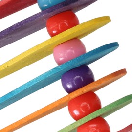 Bonka Bird Toys 886 Spoon Explosion Colorful Wood Chew Hanging Spin Parrotlet Budgie Cockatiel Parakeet