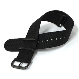 CASSIS Nylon Watch Strap TYPE NATO IP Type Nato Epi #141.601B 0.9 inches (22 mm) Replacement Tool Included, Black, Luxury
