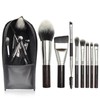 Reise-Make-up-Pinsel-Set, Make-up-Pinsel mit Etui für Foundation, Puder, Concealer, Lidschatten, 8