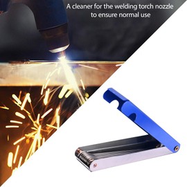 Welding torch tip cleaner/gas hole, carburetor, spray gun, paint gun, nozzle and showerhead carburetor cleaning kit for motorcycle moped welding machine carbohydrate spray gun 2 pieces