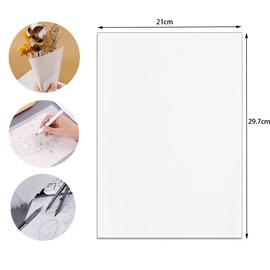 Pack of 100 Tracing Paper A4, Tracing Paper 210 x 297 mm, Transparent Craft Paper for Drawing, Architectural Sketching, Scrapbooking (73, g)