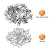 sourcing map 50pcs Wire Fence Clips 0.24" Stainless Steel Fence