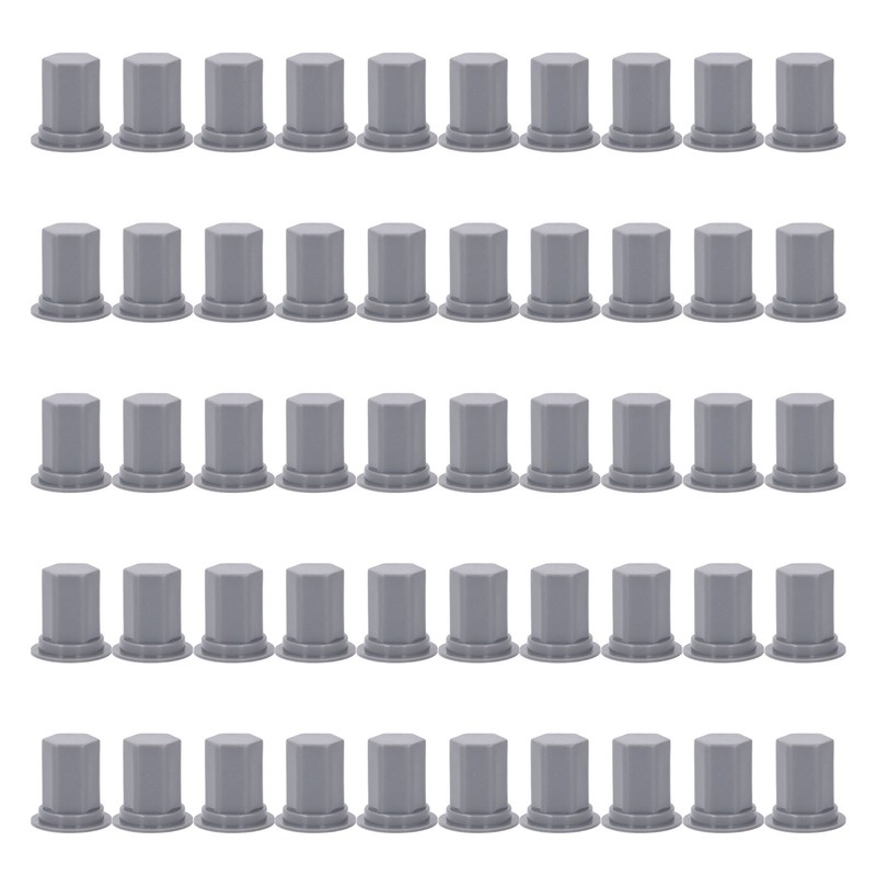 50PCS Hex Screw Bolt Covers Waterproof Dustproof Hexagonal Screw Protective