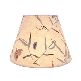 Aspen Creative 32631A Transitional Empire Shape Spider Construction Lamp Shade in Off White, 6" Top x 12" Bottom x 9" Slant Height