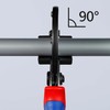 KNIPEX Pipe Cutter for Composite and Plastic Pipes Chrome-Plated with