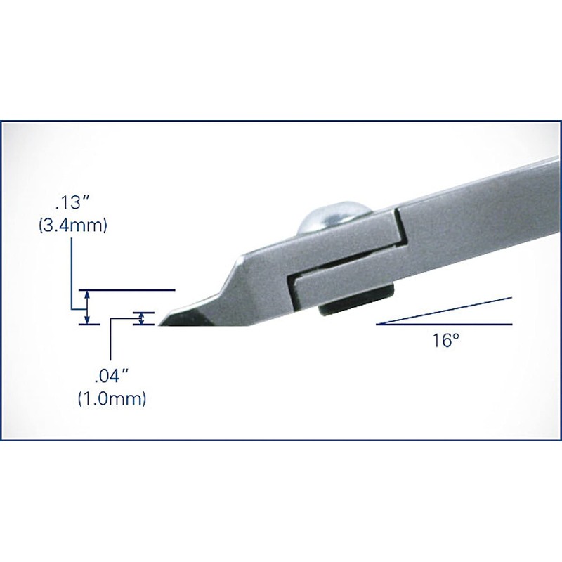 Cutters - Tronex Taper Head, Relieved, Razor Flush Edges