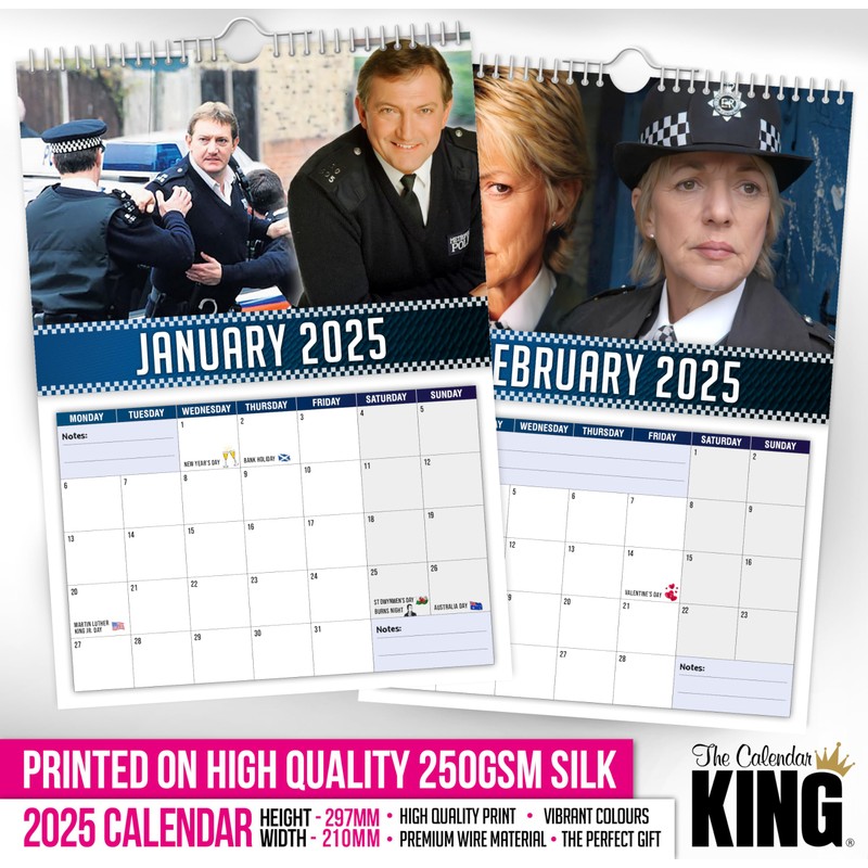 The Calendar King // The Bill - A4 Size 2025