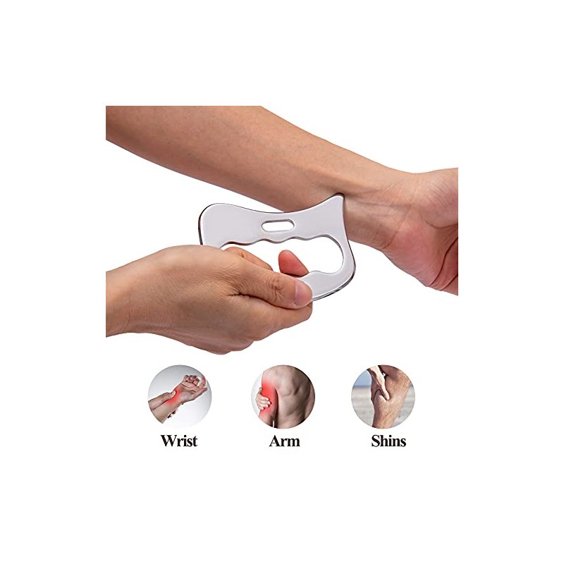Stainless Steel Gua Sha Scraping Massage Tool-Muscle Scraper - Soft