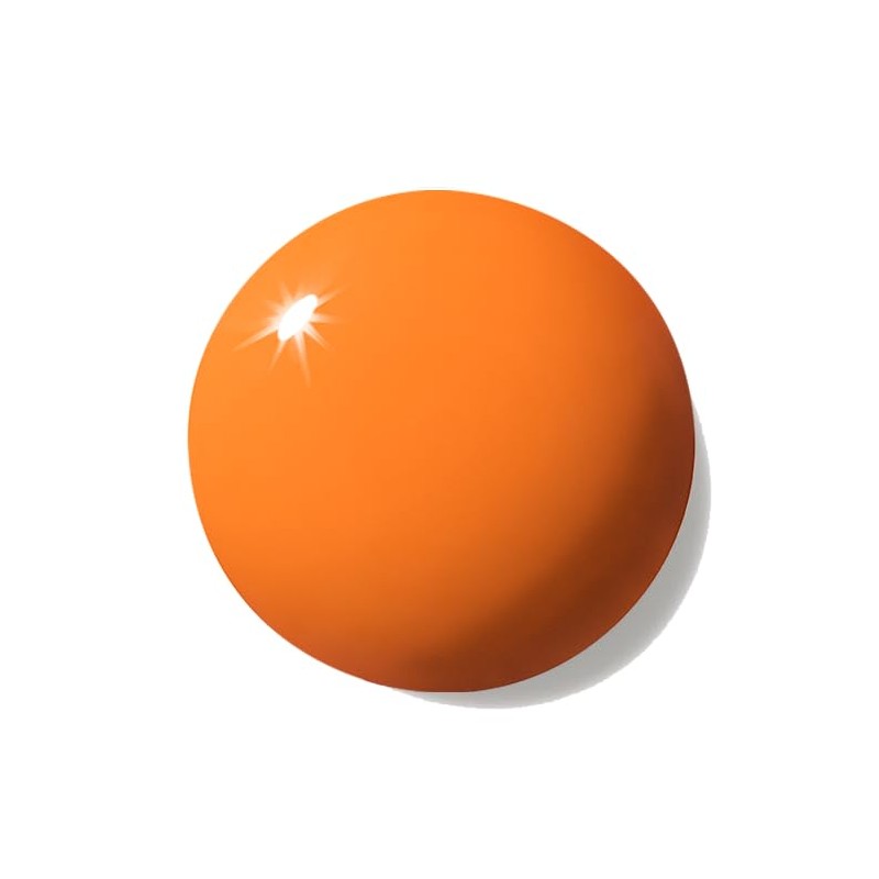 SHIRO Flax Nail 3D07 Clear Orange