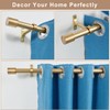 Heavy Duty 1-Inch Diameter Single Curtain Rod 144-240Inch Telescoping Extra