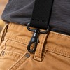 Heavy Duty X-Back Suspenders for Men – Adjustable 4-Hook Elastic