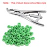 100Pcs Rubber Elastic Sheep Cow Pig Castration Pliers Rings Veterinary