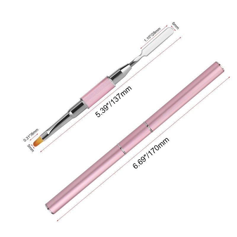 Dual-Ended Gel Brush & Picker Brush tool, Mwoot Stainless Steel
