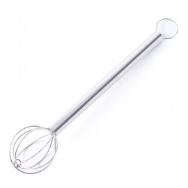 Miso Muddler for Soup and Sauce – Handheld Mixer Tool Designed for Japanese Cooking, Stainless Steel Stirrer for Miso Paste and Broth, Sized for 2-Cup Miso Soup Portions