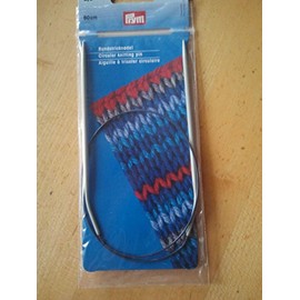 Prym 211352 Circular Knitting Needles KST 80 cm 8.00 mm Grey Circular Knitting Needles, Plastic, 8 mm, 8.0 mm