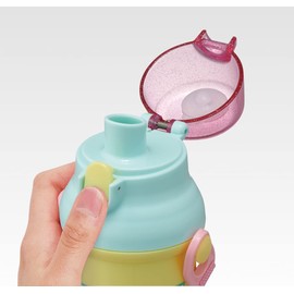 Skater PSB5SANAG-A Water Bottle, Pokémon New Retro, 16.2 fl oz (480 ml), Kids, Plastic, Antibacterial, Boys, Made in Japan