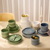 Ceramic Dinnerware Set, by Vase and Vessel, 12-Piece Service for