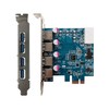 Renesus μPD720201 USB 3.0 Type-A x4 Interface Board (PCI-Express x1)