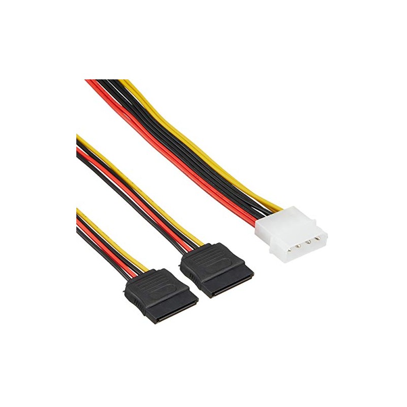 Groovy SATA用電源ケーブル 二股30cm GN-PW030SA