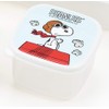 Tamahashi SN-302 Flying Ace Snoopy Seal Container, Set of 4