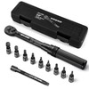 DIYLAND Torque Wrench 1/4 Inch 2-24 Nm, 72 Teeth Tyre