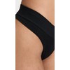Honeydew Intimates Women's Bailey 3 Pack Thong, Black/Heather Grey/Black, L