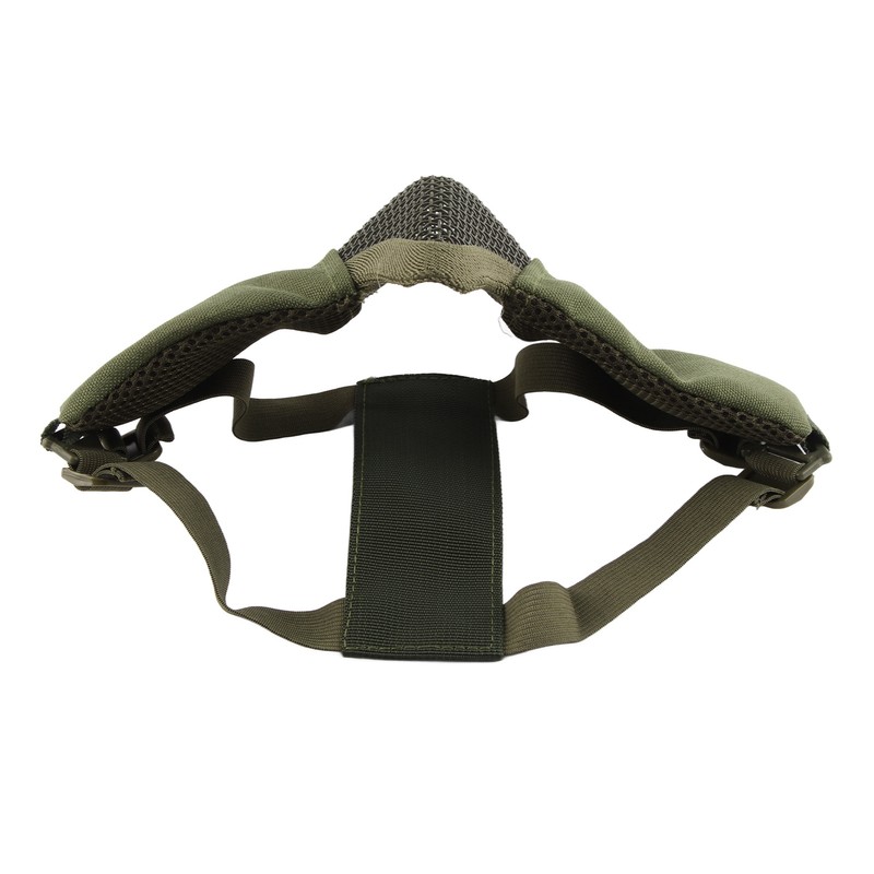 V10 Half Face Steel Mesh Breathable Protective Face Guard Competition