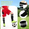 HyDren 4 Pairs Soccer Shin Guards for Youth Kids Toddler