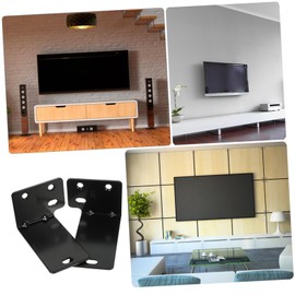Operitacx Corner Wall Mount Shelf Bracket for Soundbar Floating Design Easy Installation Space Saving for Home Entertainment Compatible with Various Models