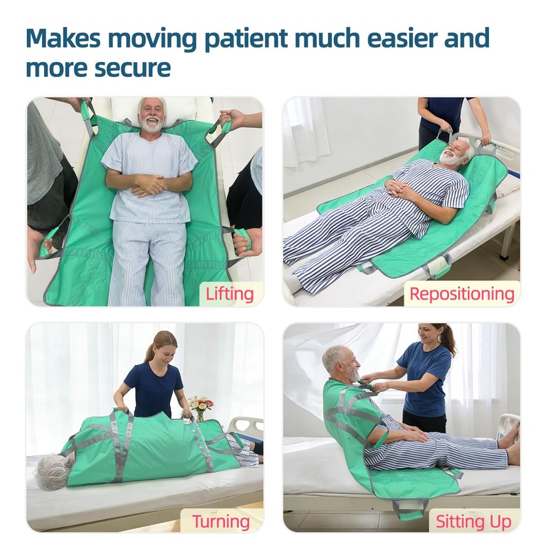 Huilink 48" x 40" Heavy Duty Positioning Bed Pad with