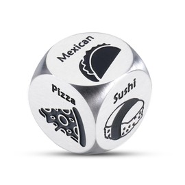 Food Dice Decider Couple Game Valentine's Day Gifts for Him Women Adult Valentines Gifts for Women Men Easter Basket Stuffers for Adult Women Men Food Dice for Couples Anniversary Iron Gifts for Him