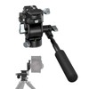 SmallRig 4104 Video Head with Telescoping Handle Switchable QR Plate
