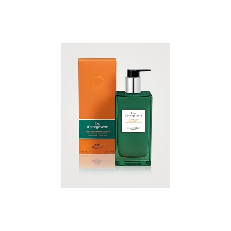 Hermes Eau D'orange Verte Moisturizing Body Lotion for Men, 6.5