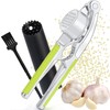 HUDDU Knoblauchpresse, 2 In 1 Knoblauchpresse Edelstahl und Nussknacker, Garlic