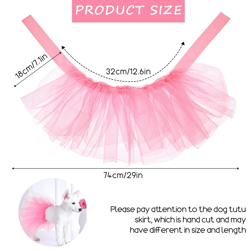 Dog Tutu Pink Tutu for Dogs, Cute Dog Dresses for