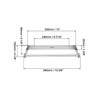 QWORK® 33 cm Kitchen Roll Holder No Drilling – SUS304