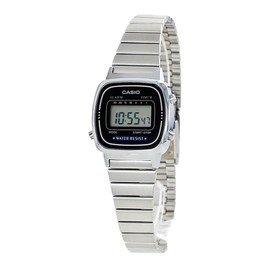 CASIO LA670WA-1A2JF Women's Chippukashi Casio Standard Silver Digital Wristwatch, Bracelet Type