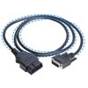 ZORKNOPT 5 Ft OBD2 Male to DB15 Male Main Cable,
