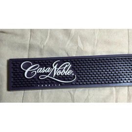 Casa Noble Tequila Beer Bar Rubber Spill Drip Rail Mat 23.5" x 3.5" Purple