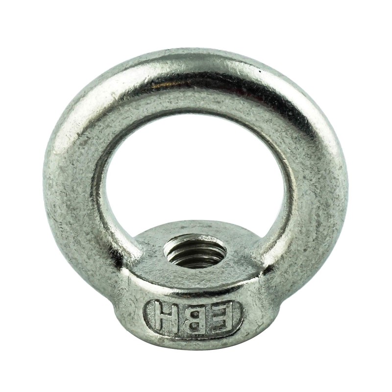 M12 Ring Nuts Cast and Polished - Stainless Steel VA