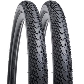 2-PCS 700C Gravel Tires 700x45C 47-622 Compatible with 28x1.75 Road, Gravel, Hybrid Bike Bicycle Tires (Y-1510)