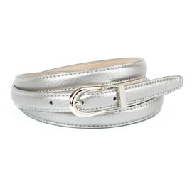 Anthoni Crown Women's Belt A13STS, silver