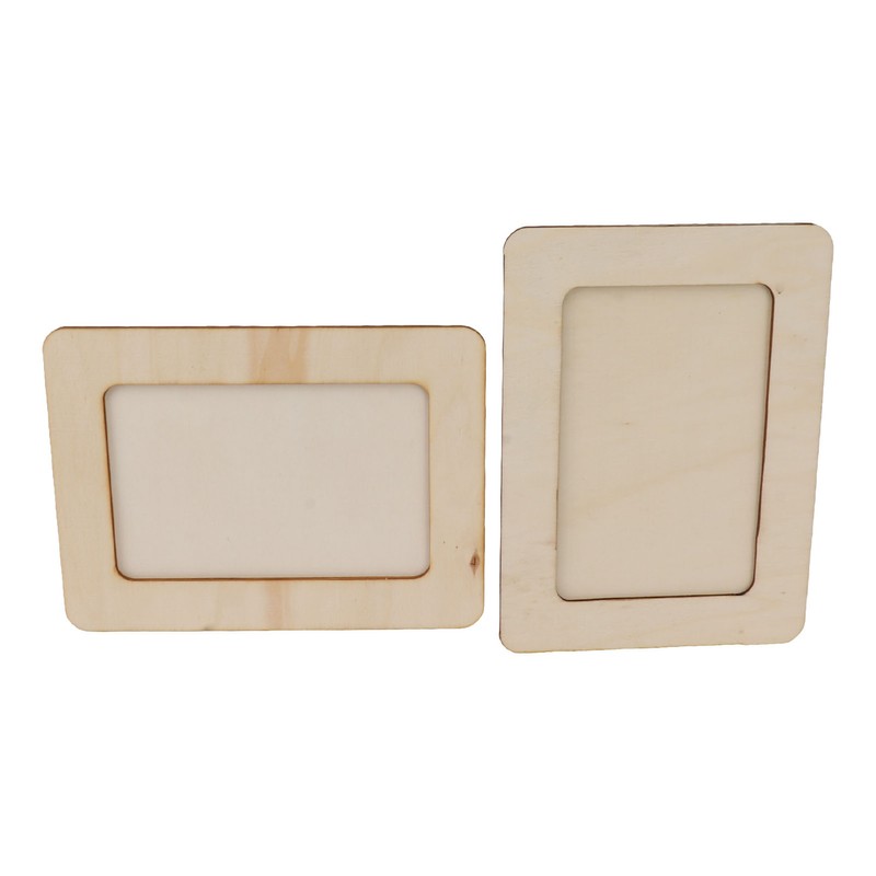 3Set DIY Wooden Picture Frame Making Kit Unfinished Solid Wood