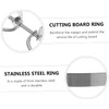 Mikikit 1pieza Cutting Board Inoxidable Protección para Tablas De Cortar