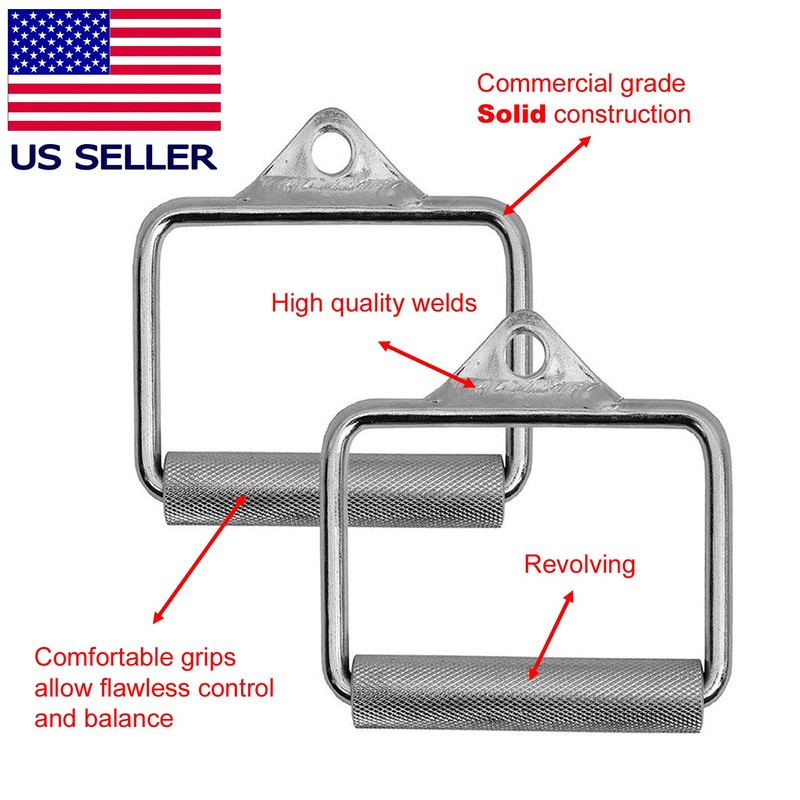 FITNESS MANIAC LAT Machine Accessory Pull Down Press Cable Attachment