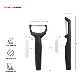 KitchenAid Universal Peeler Set, Set of 2, Black