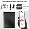 MUXILING Slim Wallets for Men Leather Money Clip RFID Blocking
