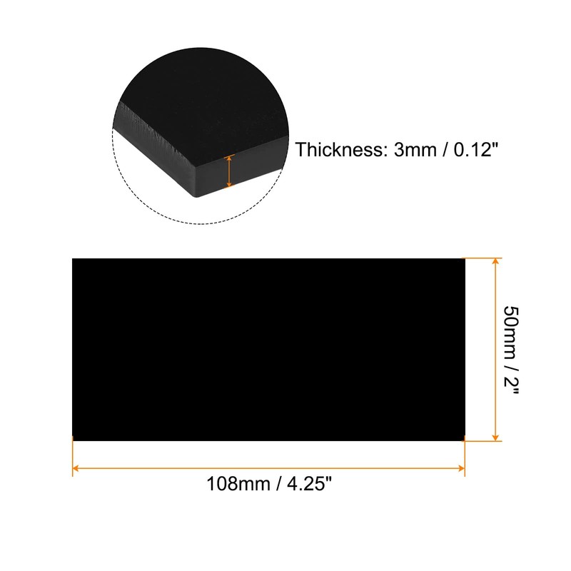 sourcing map Welding Lens Shade 13 Glass 2" x 4.25"
