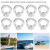 8pcs Eye Nuts, Stainless Steel Outdoor Lifting Tools, Loop Nut