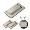 Thatyro 3 Packs 2.9" Invisible Drawer Flush Pull Handle with